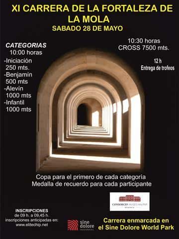 XI Carrera Fortaleza de la Mola 2016 en Maó (10km)