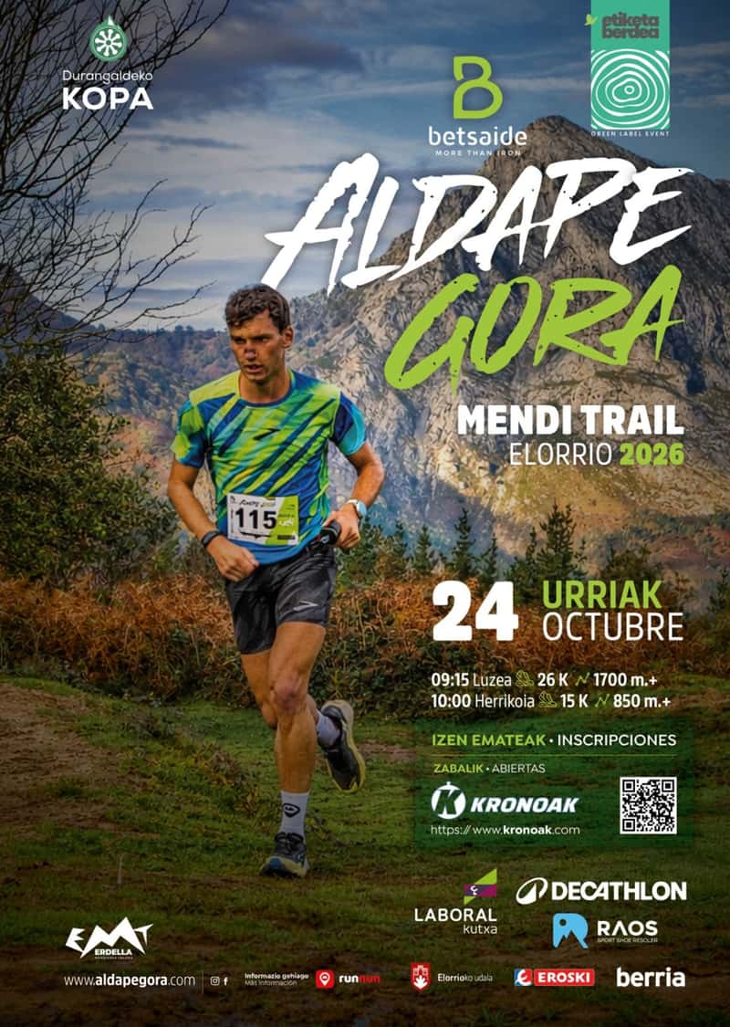 Aldapegora 2026 en Elorrio (26km, 15km)