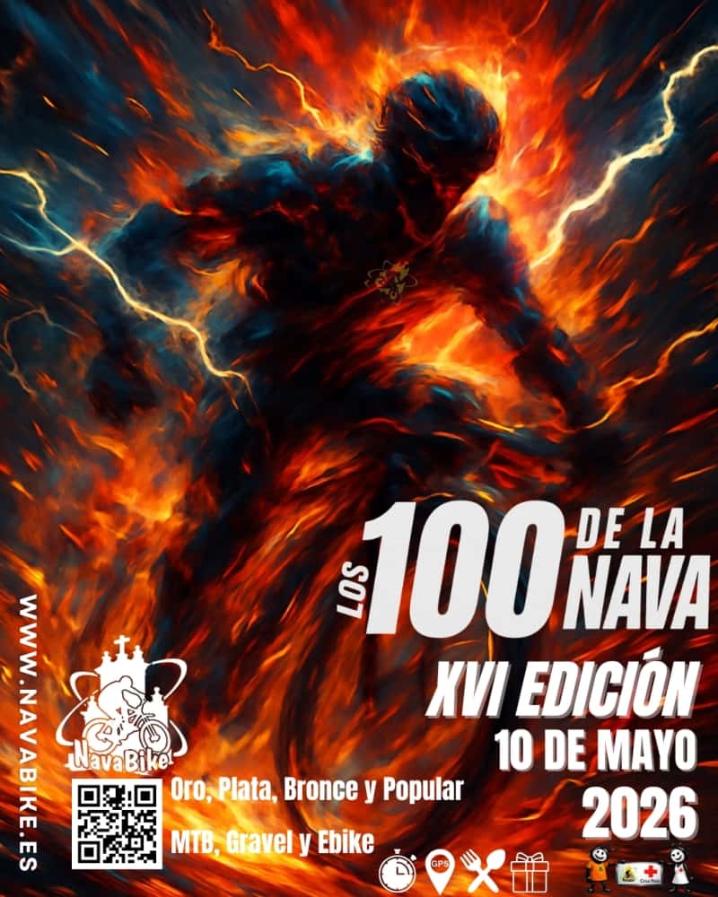 LOS 100 DE LA NAVA 2026 - XVI MARCHA NAVABIKE en Nava de la Asunción (100km, 82km, 60km, 40km)