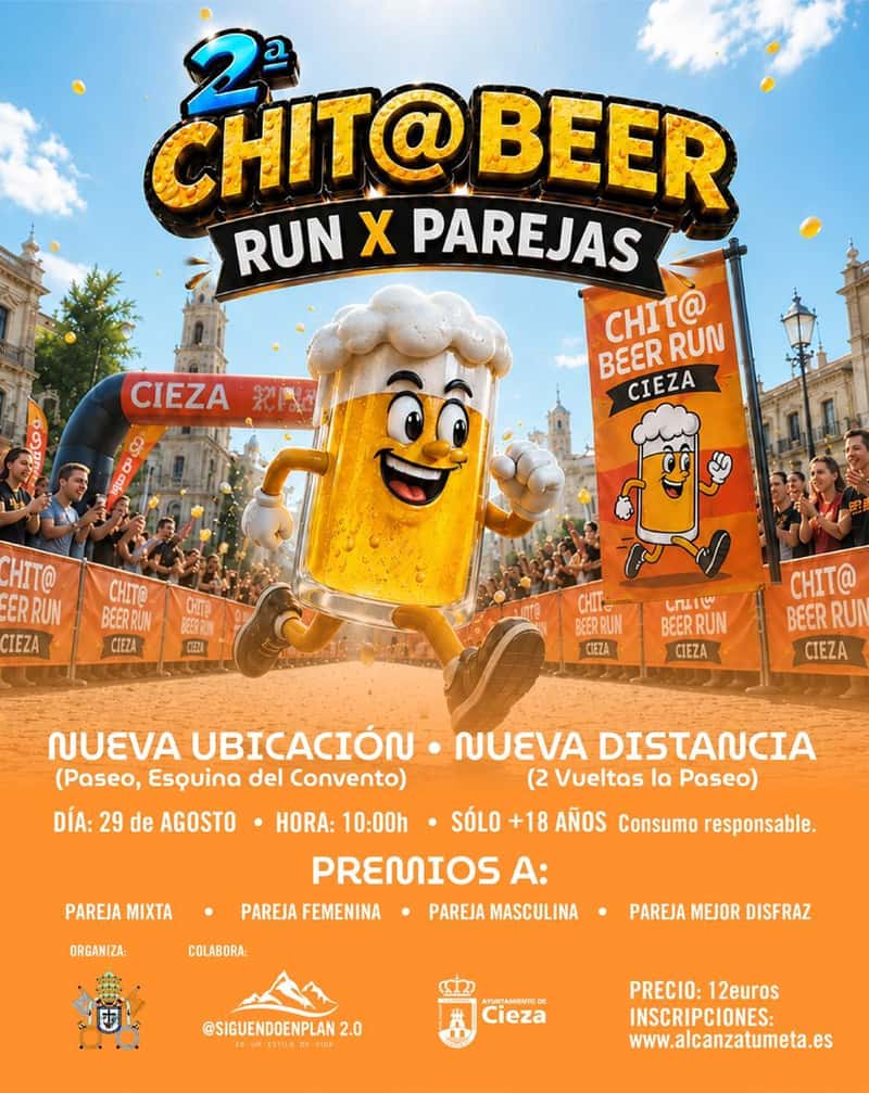 2ª Chit@ Beer Run Cieza en Cieza (1km, 2km)