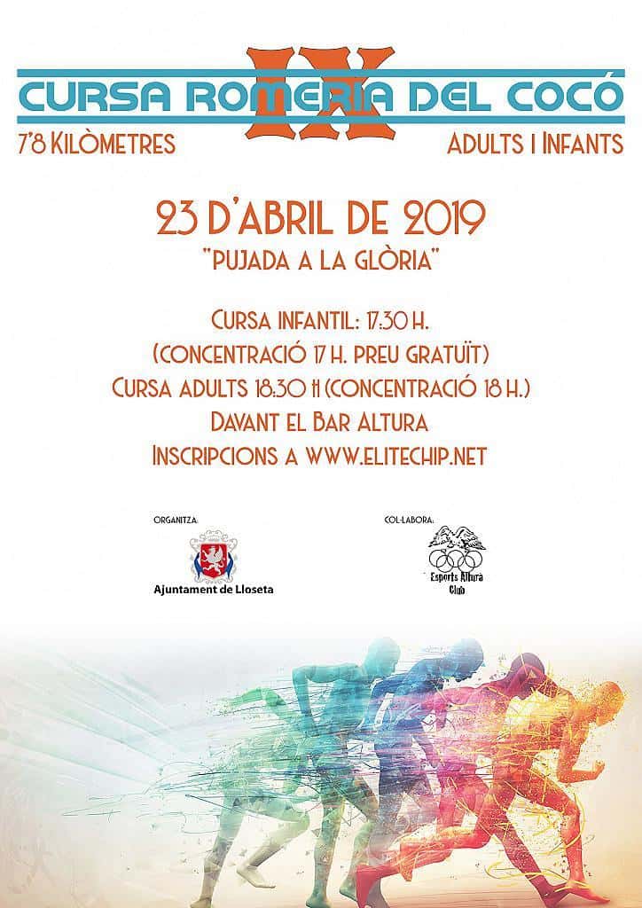 IX Cursa Romeria des Coco - Pujada a la Glòria 2019 en Lloseta (7.8km)