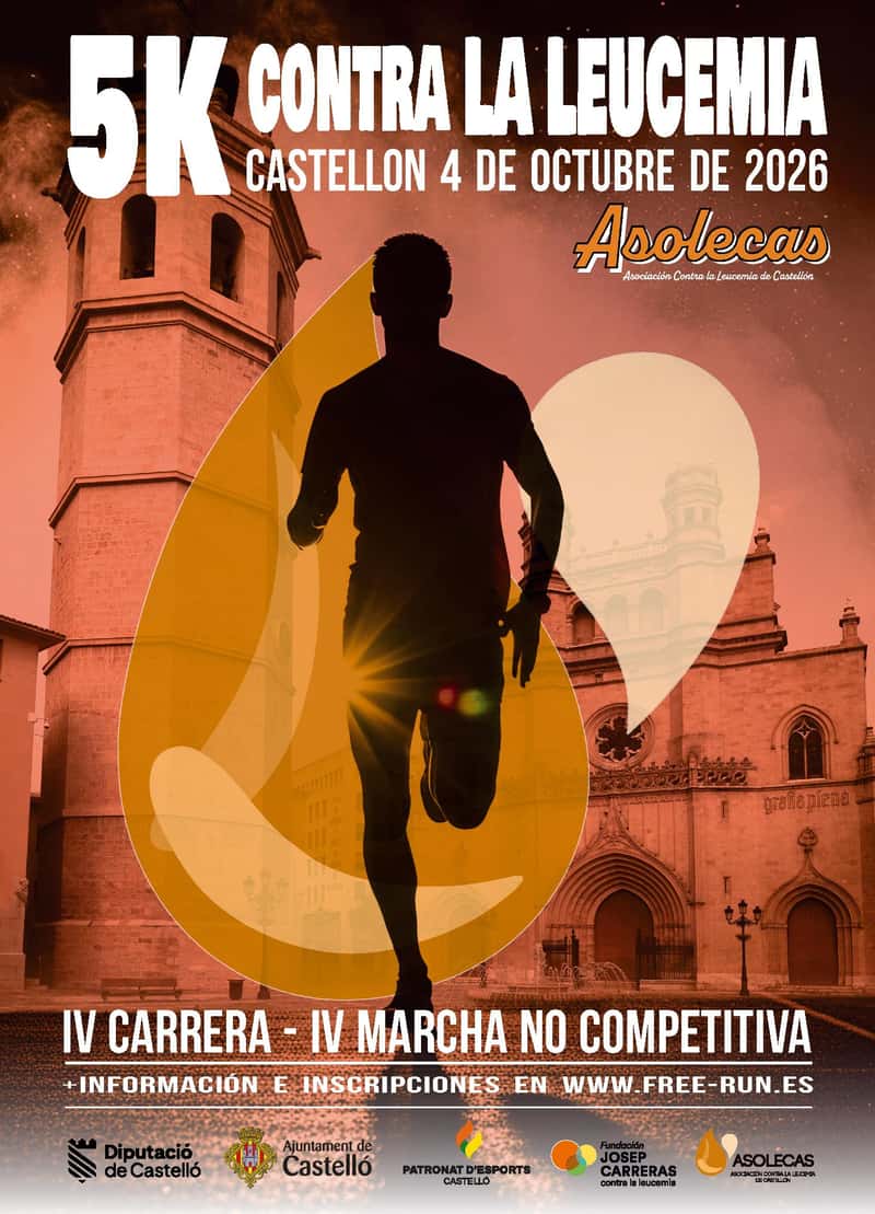IV 5K SOLIDARIO ASOLECAS - Contra la Leucemia en Castellón de la Plana (5km, 5km)