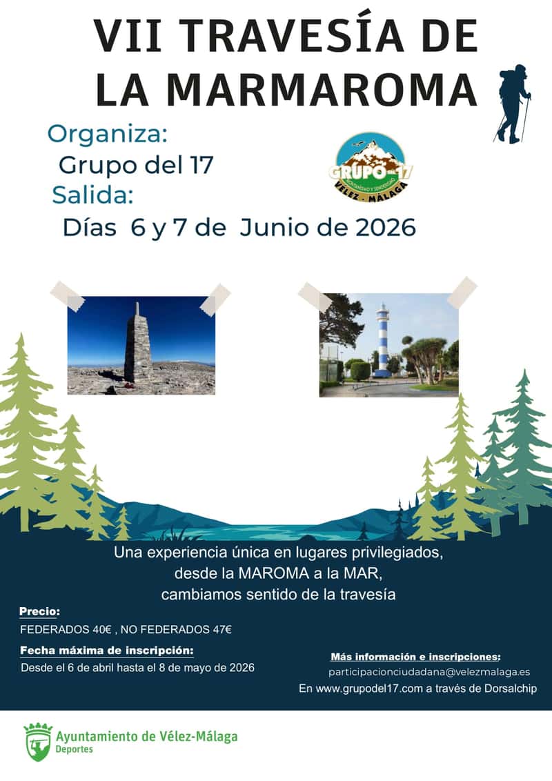 VII Travesía Senderista de la Marmaroma en Vélez-Málaga (47.7km)