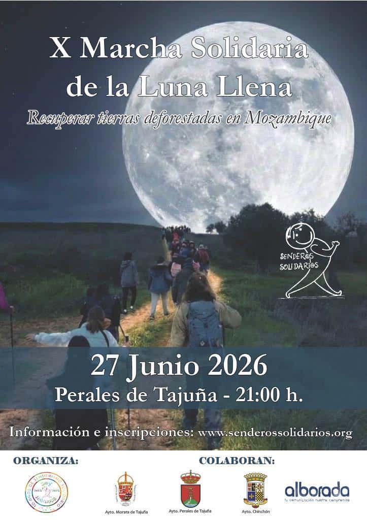 X Marcha Solidaria de la Luna Llena en Perales de Tajuña (10km)