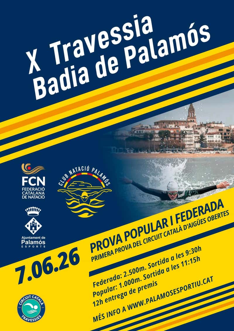 10a Travessia Badia de Palamós en Palamós (1km, 2.5km, 3.5km)
