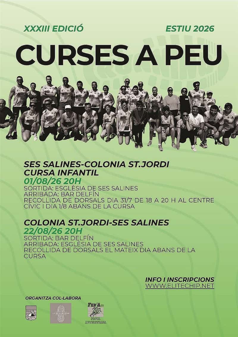 XXXIII Cursa a Peu Ses Salines -Colònia Sant Jordi 2026 en Ses Salines (5.9km, 5.9km)