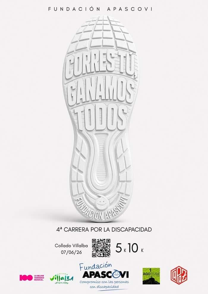 4ª Carrera por la Discapacidad CAPAZ APASCOVI en Collado Villalba (5km, 10km)