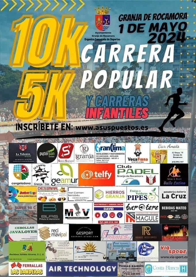 10K y 5K Granja de Rocamora 2024 en Granja de Rocamora (10km, 5km)