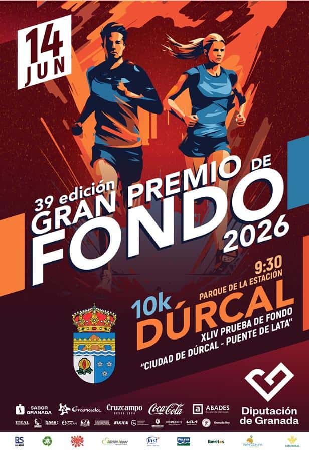 XXXIX Gran Premio de Fondo Diputación de Granada 2026 / XLIV Prueba de Fondo "Ciudad de Dúrcal-Puente de Lata" en Dúrcal (10km)