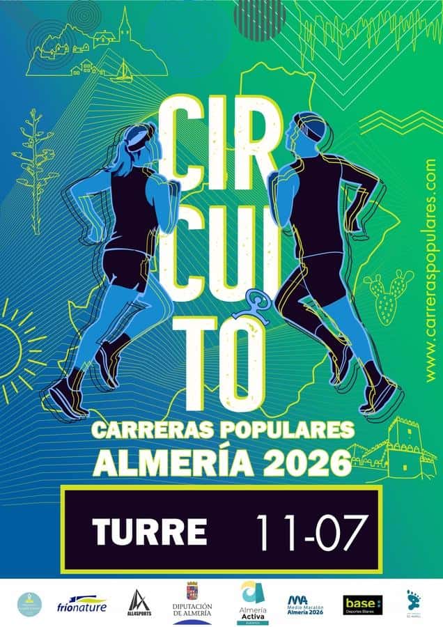 TURRE - CIRCUITO DE CARRERAS POPULARES DIPUTACIÓN DE ALMERÍA 2026 en Turre (7km)