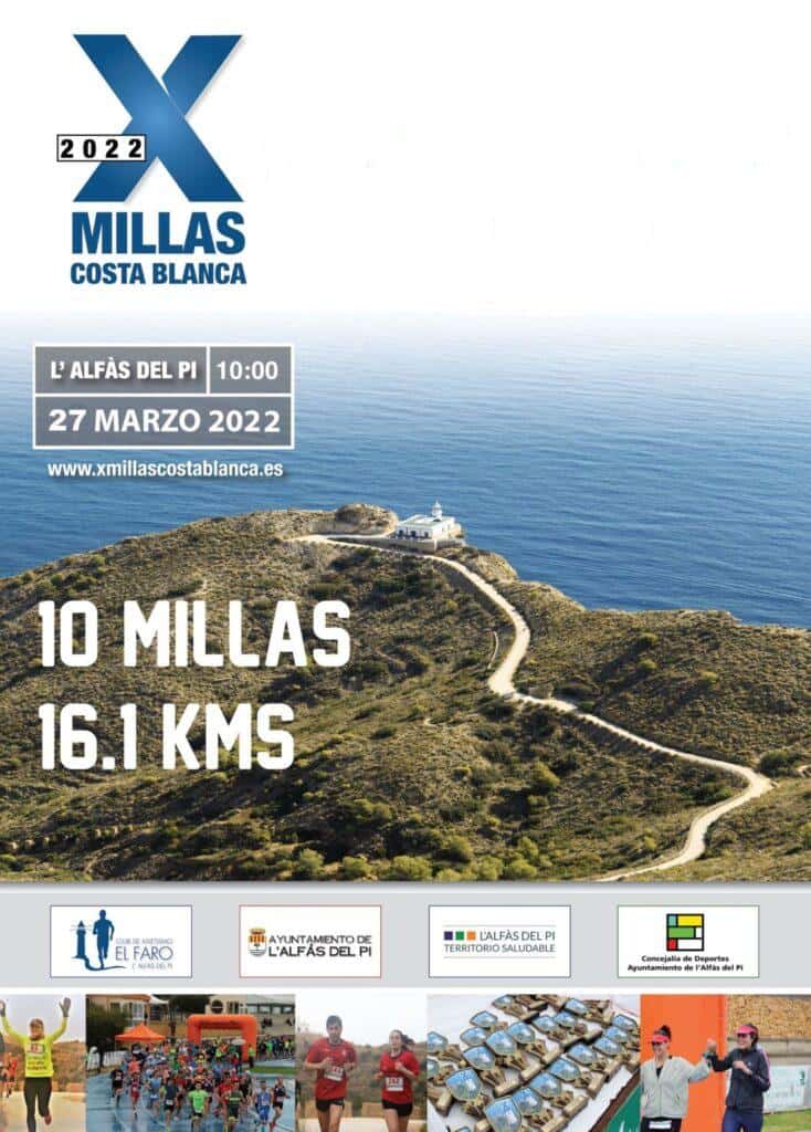 12ª X Millas Costa Blanca 2022 en Alfaz del Pi (16.09km)