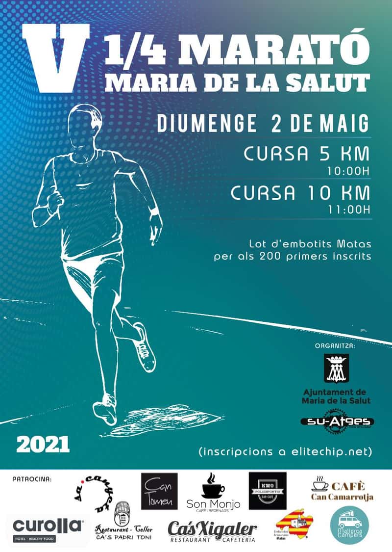 IV Quart de Marató Maria de la Salut 2019 en Maria de la Salut (10km, 5km)