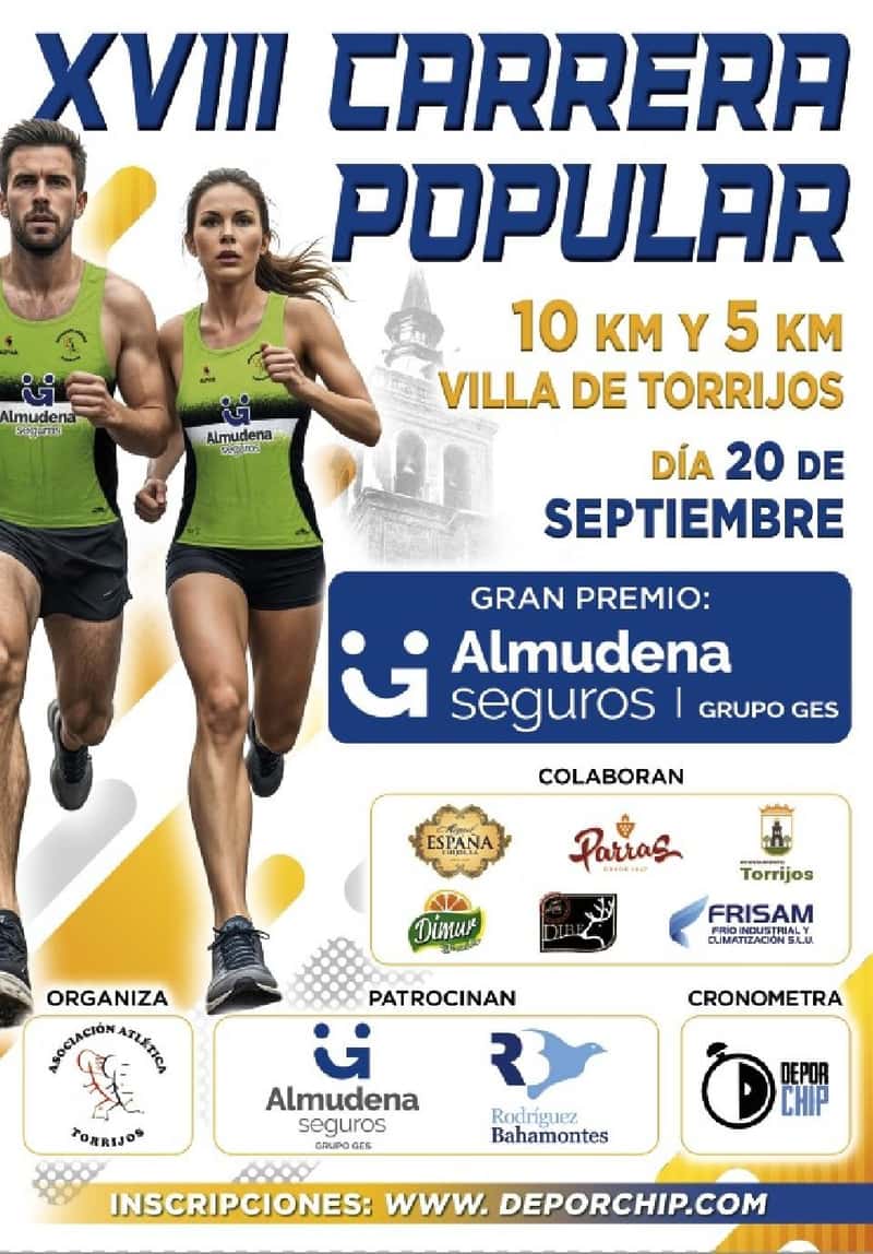 XVIII Carrera Villa de Torrijos "Gran Premio Almudena Seguros – Rodríguez Bahamontes" en Torrijos (10km, 5km, 2.25km, 1.65km, 1.05km, 0.9km, 0.4km, 0.45km, 0.4km)