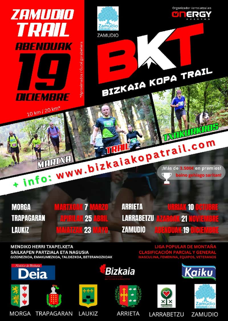 BKT ZAMUDIO 2026 en Zamudio, Vizcaya, España (20km, 20km, 10km, 10km, 10km)