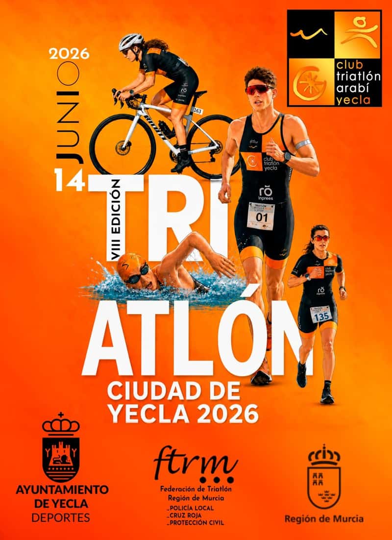 Triatlón Ciudad de Yecla 2026 en Yecla (0.75km, 20km, 5km)