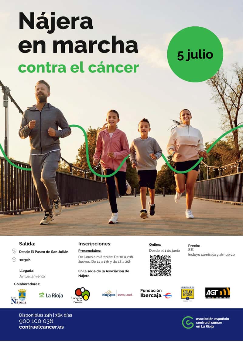 Nájera en marcha contra el cáncer en Nájera (5km)