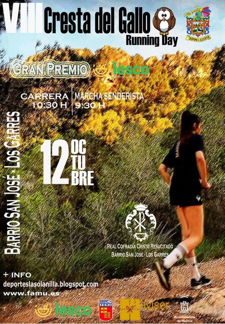 VIII Cresta del Gallo Running Day 2022 en Garres y Lages (13km, 13km)