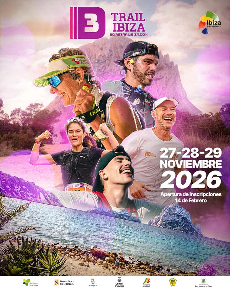 3 Días Trail Ibiza 2026 en Ibiza, Illes Balears, España (10km, 75.5km, 42km, 23.5km, 11.8km, 10km, 95.5km, 62km, 43.5km, 31.8km, 95.5km, 62km)