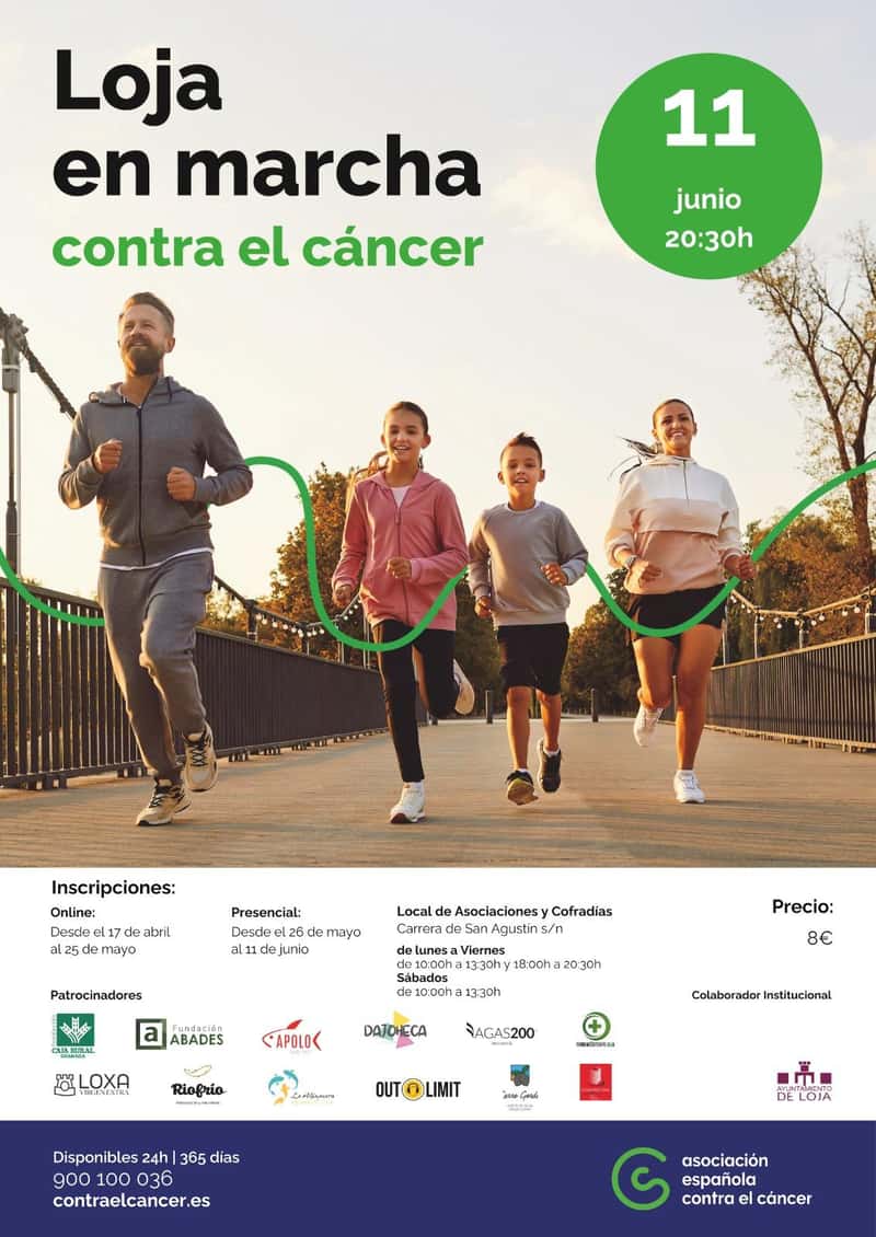 Loja en Marcha contra el Cáncer, XI marcha solidaria contra el cáncer en Loja (4.1km)