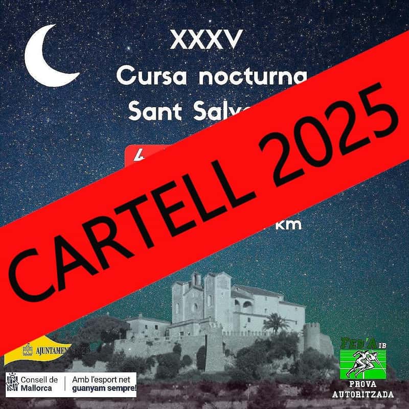 XXXV Cursa Popular Festes de Sant Salvador 2026 en Artà (4.1km)