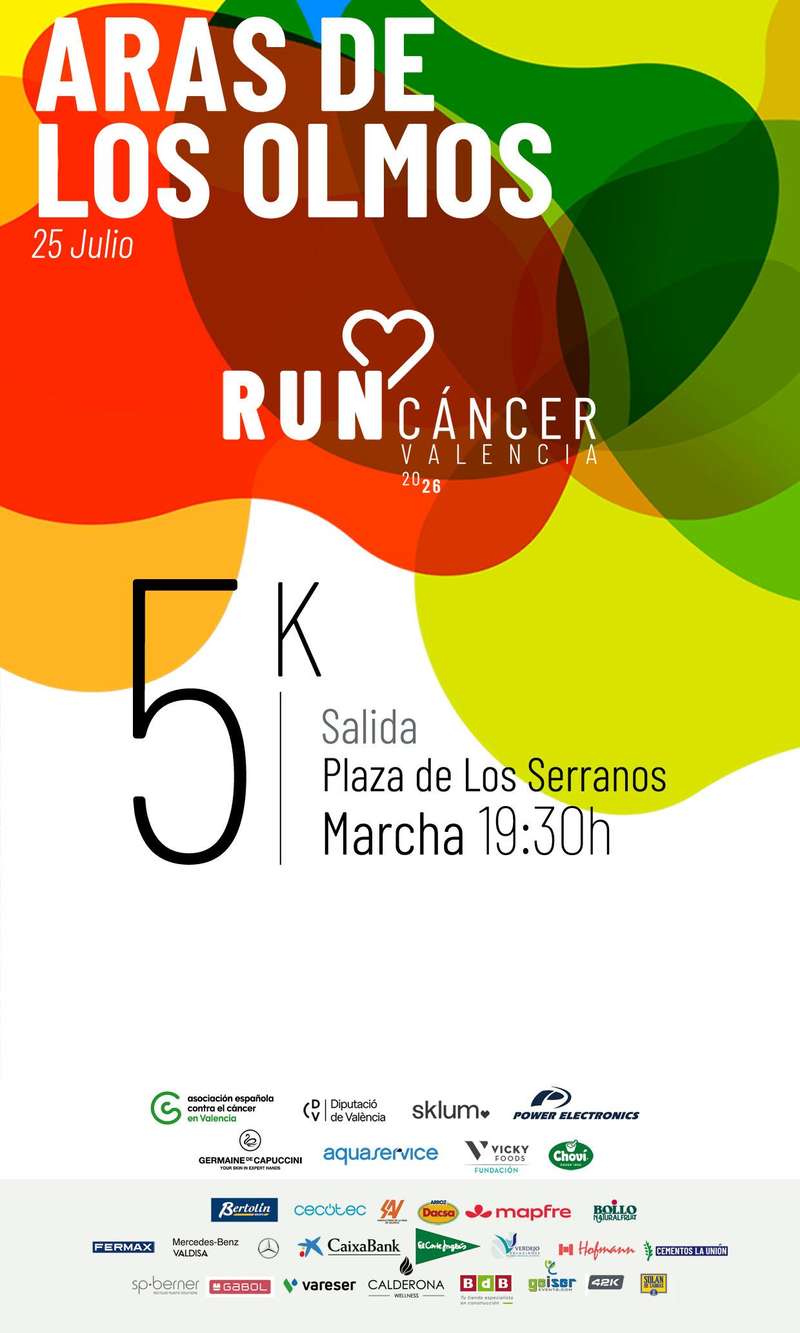 Aras de los Olmos RunCáncer Valencia 2026 en Aras de los Olmos (5km)