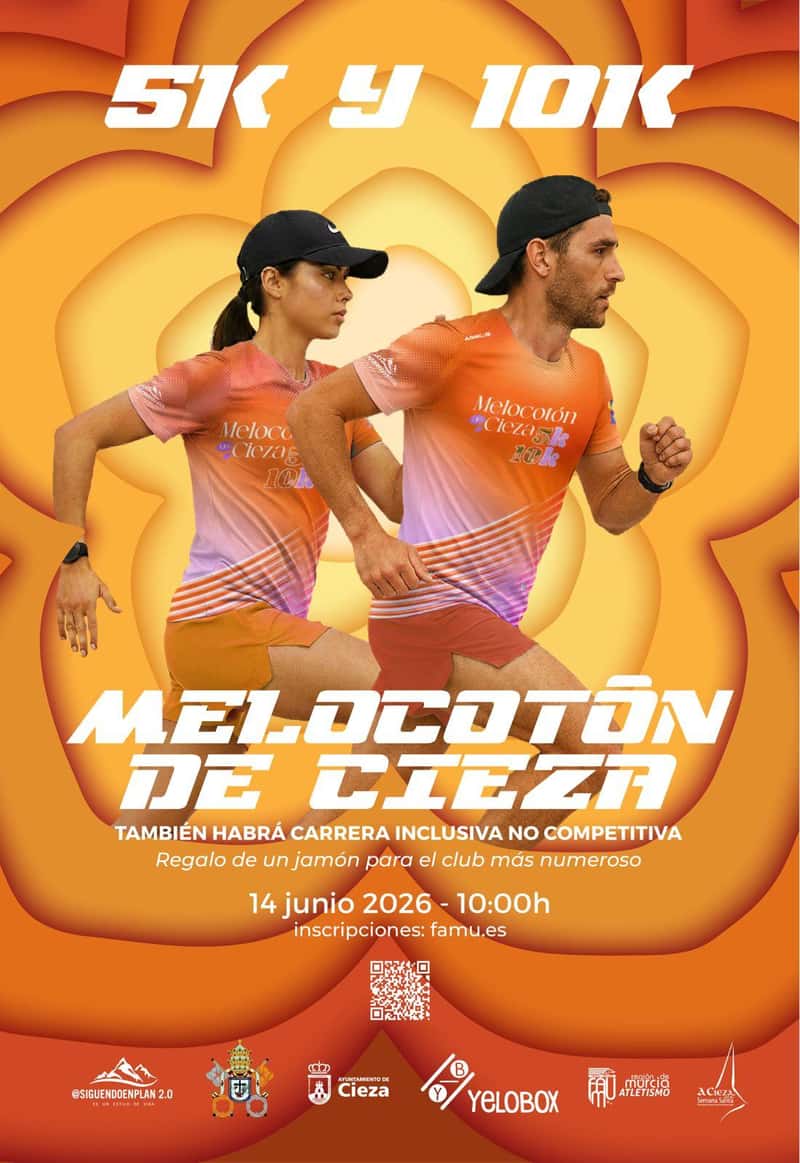 5K y 10K Melocotón de Cieza en Cieza (5km, 10km, 0.1km)