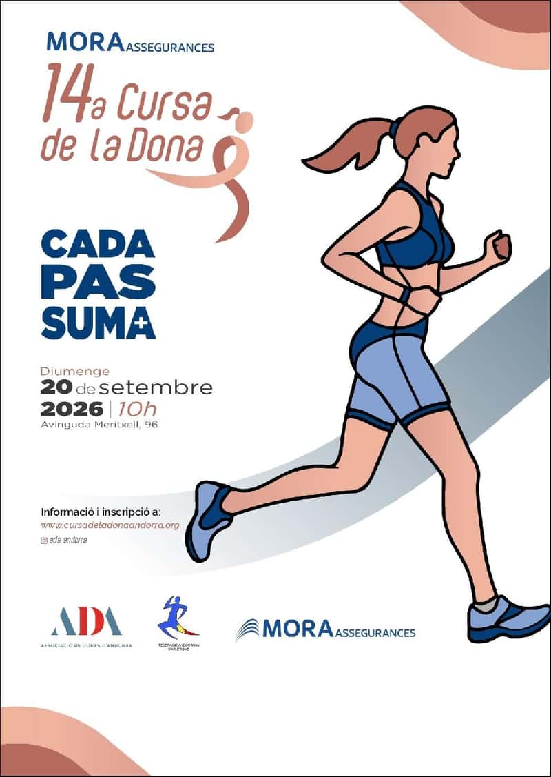 Mora Assegurances Cursa de la Dona, 14a edició en AD500 Andorra la Vella, Andorra (5km, 5km, 2.5km, 2.5km, 5km, 5km, 2.5km)