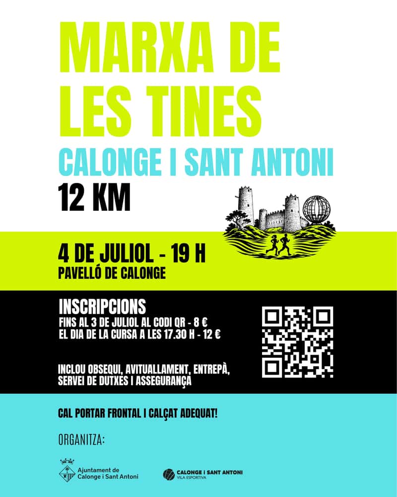 LA MARXA DE LES TINES – CALONGE I SANT ANTONI en Calonge i Sant Antoni (12km)
