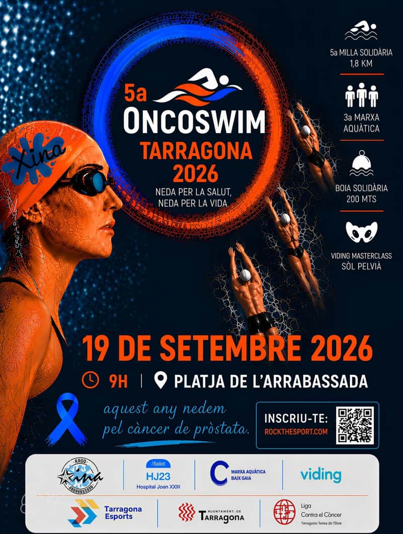 Oncoswim Tarragona 2026 en Tarragona (1.8km, 200m)