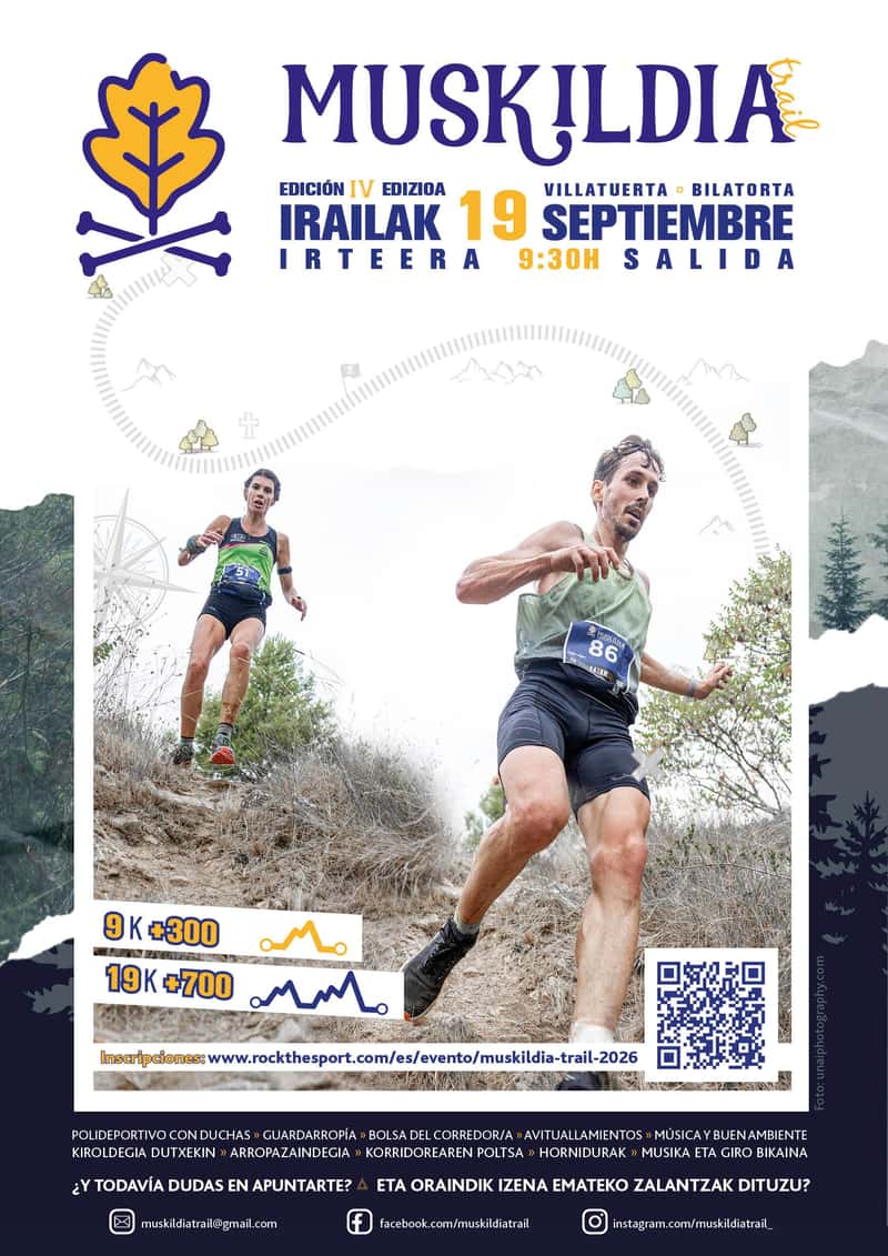Muskildia Trail en Villatuerta (9km, 19km)